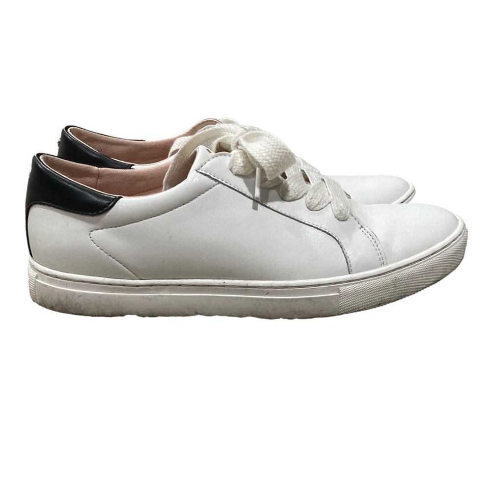 Kate Spade Alanna white and black leather sneakers women’s size 9.5.